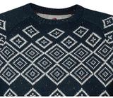 Petrol Industries navy blue speckled crew neck sweater